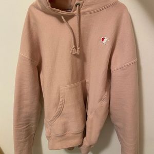champion salmon pink hoodie